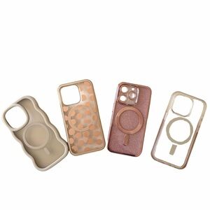 Neutral & Rose Gold MagSafe-Compatible Phone Case Collection